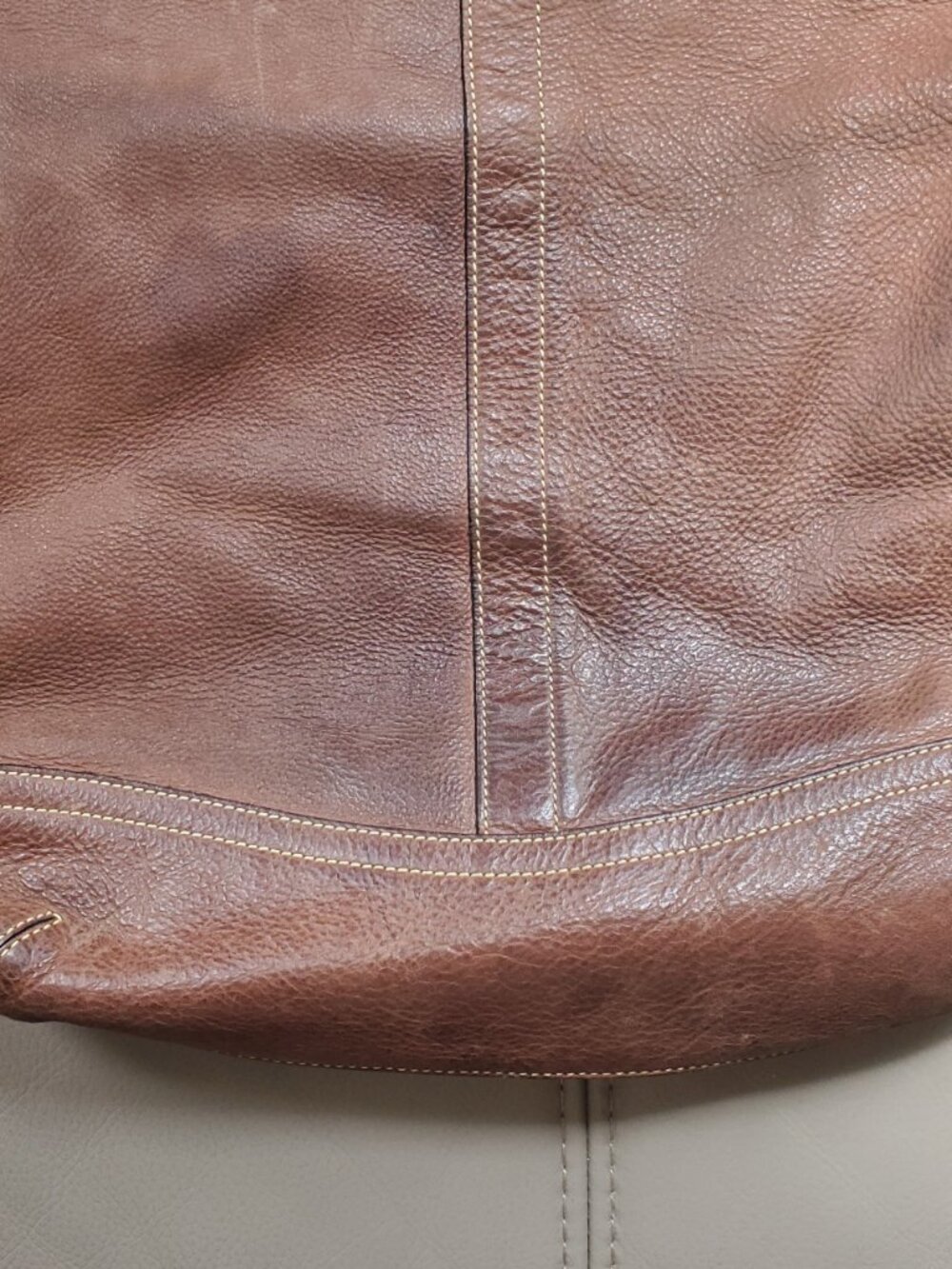 RARE Vintage 2004 Coach Limited Edition Coyote Fur & Laced Leather Hobo #1426 - Picture 10 of 16